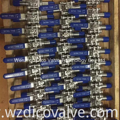 Wenzhou CF8/CF8M/CF3M END de soldadura a tope con válvula de bola de 3 piezas de tubería extendida